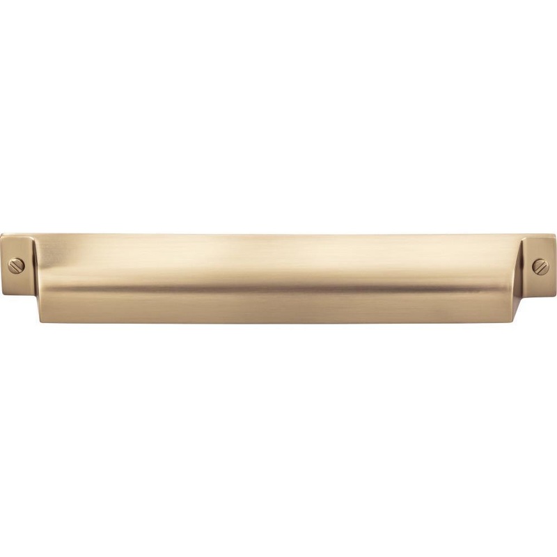 Top Knobs TK775HB Channing Cup Pull 7 Inch (c-c) – Honey Bronze from the Barrington collection