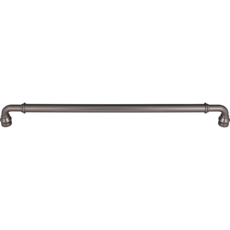 Top Knobs TK891AG Brixton Appliance Pull 18 Inch – Ash Gray from the Devon collection
