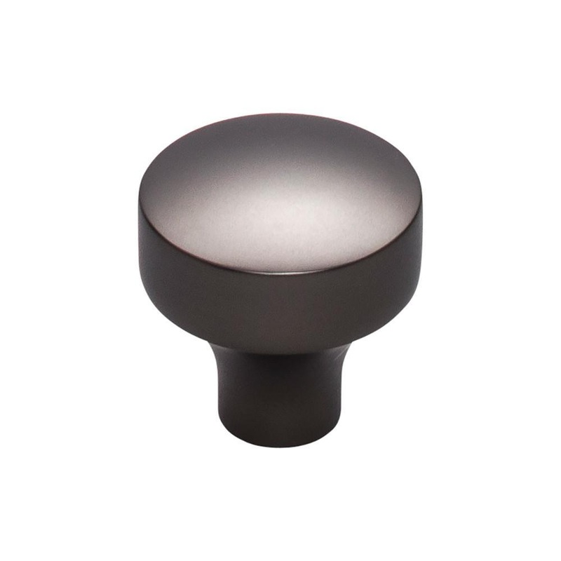 Top Knobs TK900AG Kinney Knob 1 1/8 Inch – Ash Gray from the Lynwood collection