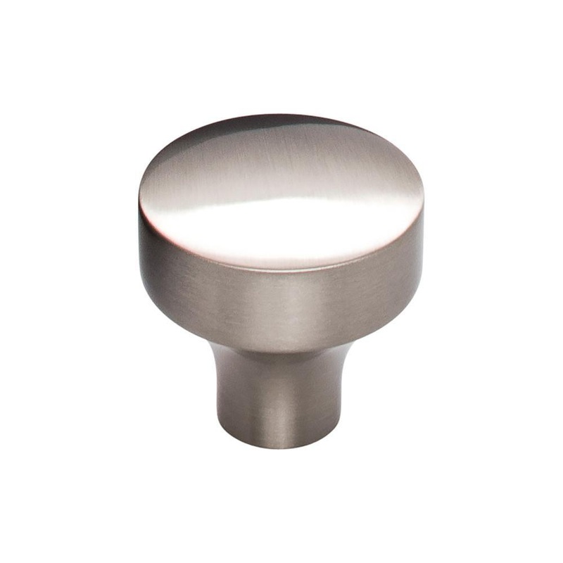 Top Knobs TK900BSN Kinney Knob 1 1/8 Inch – Brushed Satin Nickel from the Lynwood collection