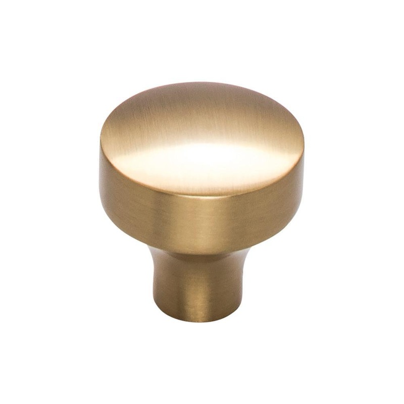 Top Knobs TK900HB Kinney Knob 1 1/8 Inch – Honey Bronze from the Lynwood collection