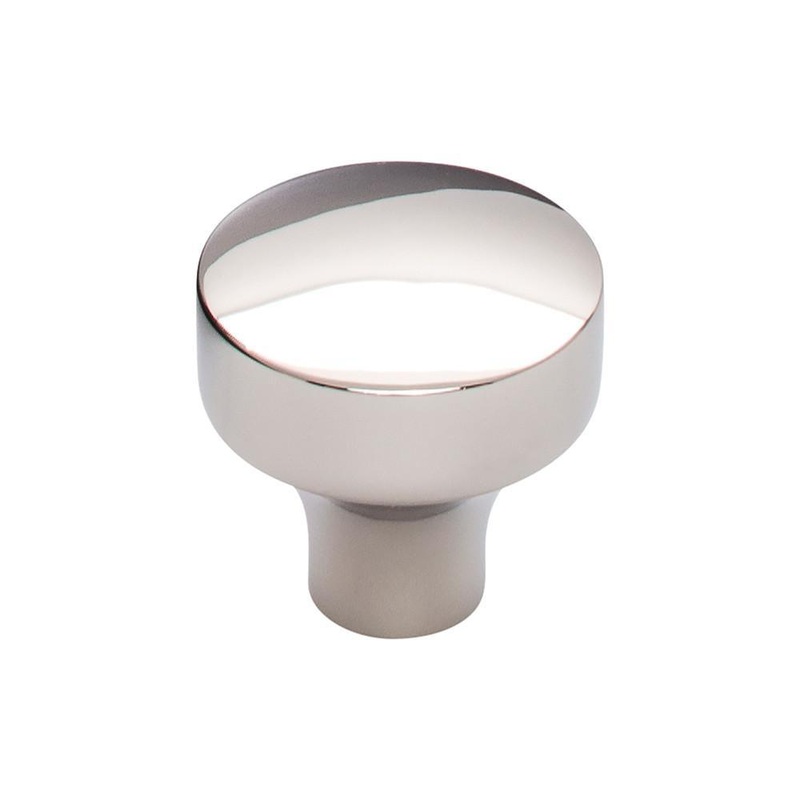Top Knobs TK900PN Kinney Knob 1 1/8 Inch – Polished Nickel from the Lynwood collection
