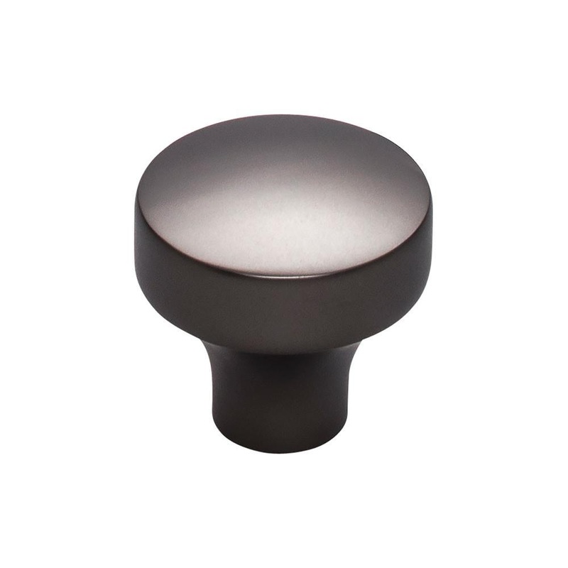 Top Knobs TK901AG Kinney Knob 1 1/4 Inch – Ash Gray from the Lynwood collection