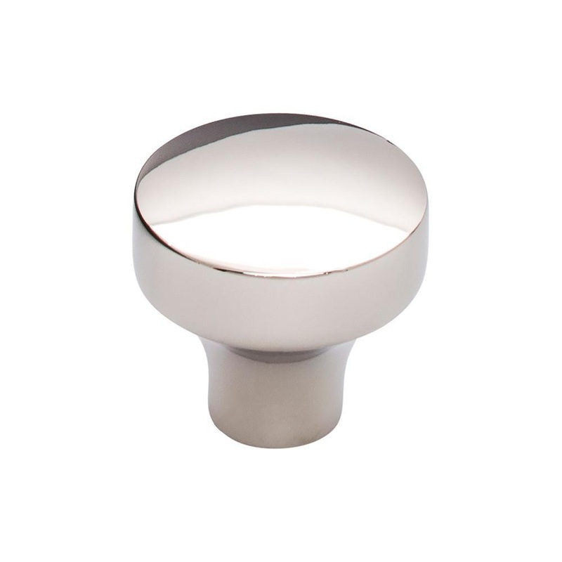 Top Knobs TK901PN Kinney Knob 1 1/4 Inch – Polished Nickel from the Lynwood collection