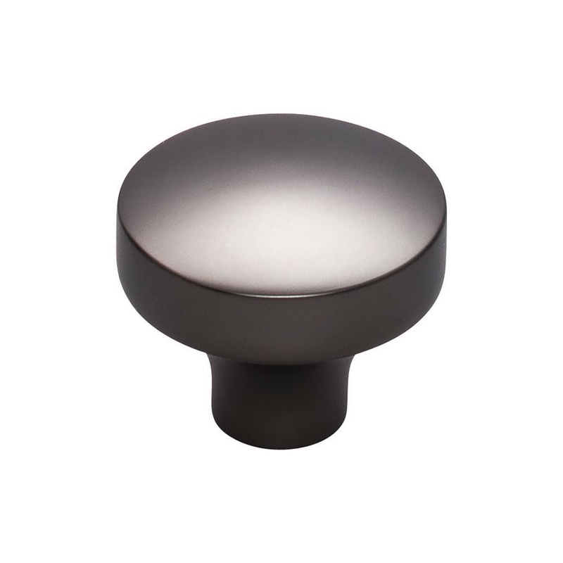 Top Knobs TK902AG Kinney Knob 1 1/2 Inch – Ash Gray from the Lynwood collection