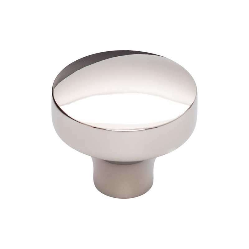 Top Knobs TK902PN Kinney Knob 1 1/2 Inch – Polished Nickel from the Lynwood collection