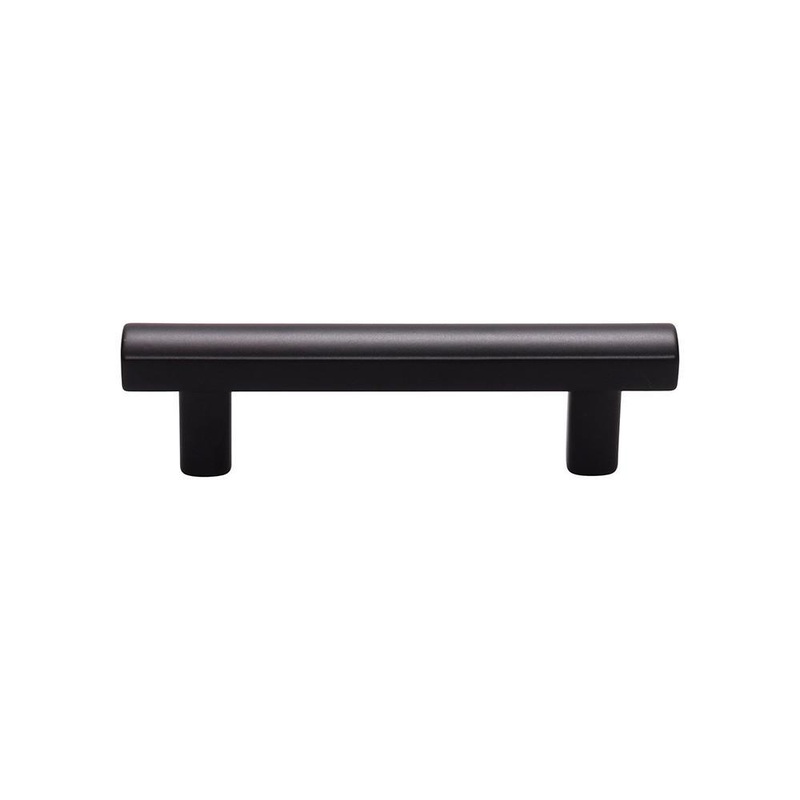 Top Knobs TK903BLK Hillmont Pull 3 Inch – Flat Black from the Lynwood collection
