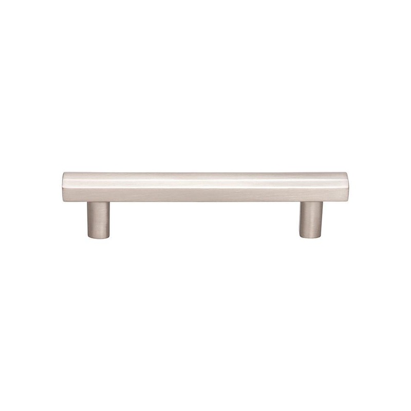 Top Knobs TK904BSN Hillmont Pull 3 3/4 Inch – Brushed Satin Nickel from the Lynwood collection