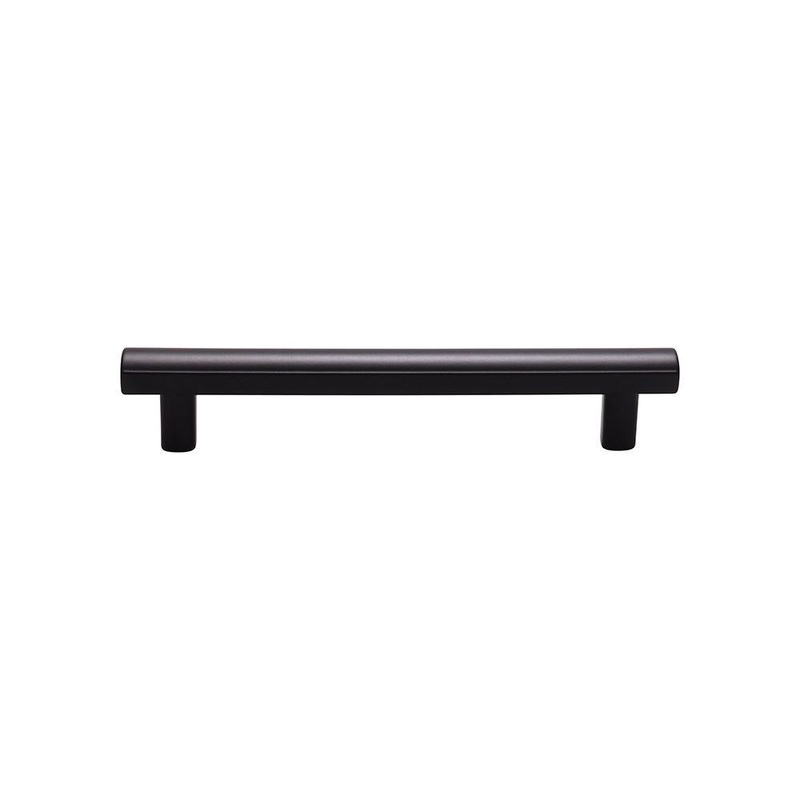 Top Knobs TK905BLK Hillmont Pull 5 1/16 Inch – Flat Black from the Lynwood collection