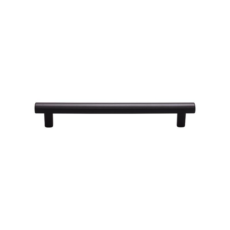 Top Knobs TK906BLK Hillmont Pull 6 5/16 Inch – Flat Black from the Lynwood collection