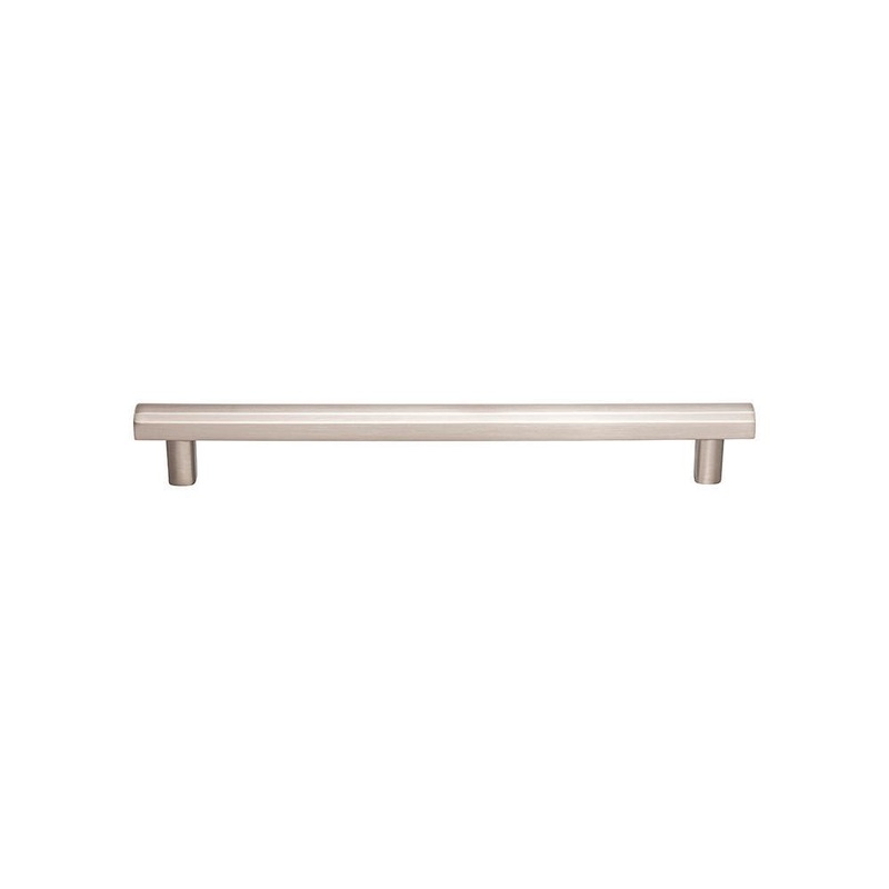 Top Knobs TK907BSN Hillmont Pull 7 9/16 Inch – Brushed Satin Nickel from the Lynwood collection