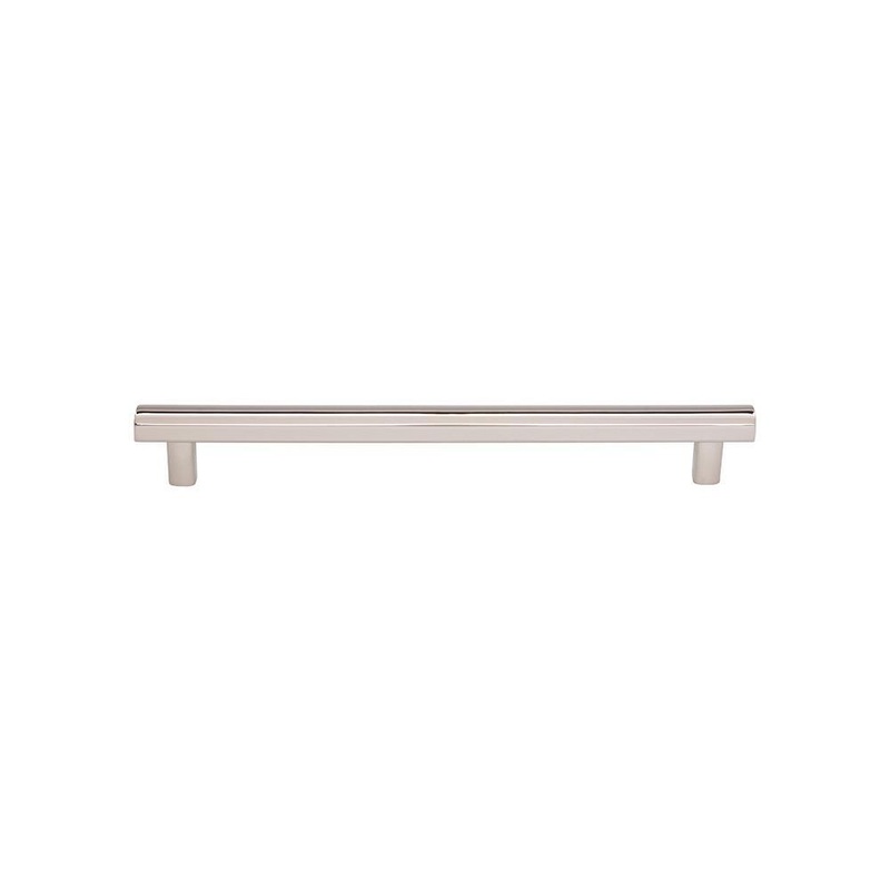 Top Knobs TK907PN Hillmont Pull 7 9/16 Inch – Polished Nickel from the Lynwood collection
