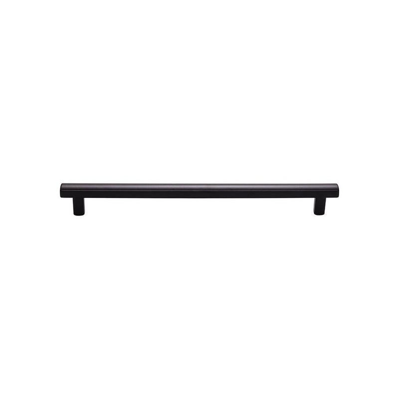 Top Knobs TK908BLK Hillmont Pull 8 13/16 Inch – Flat Black from the Lynwood collection