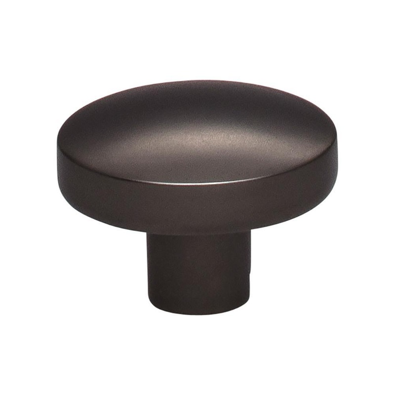 Top Knobs TK910AG Hillmont Knob 1 3/8 Inch – Ash Gray from the Lynwood collection