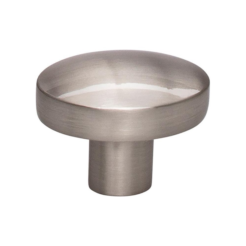Top Knobs TK910BSN Hillmont Knob 1 3/8 Inch – Brushed Satin Nickel from the Lynwood collection