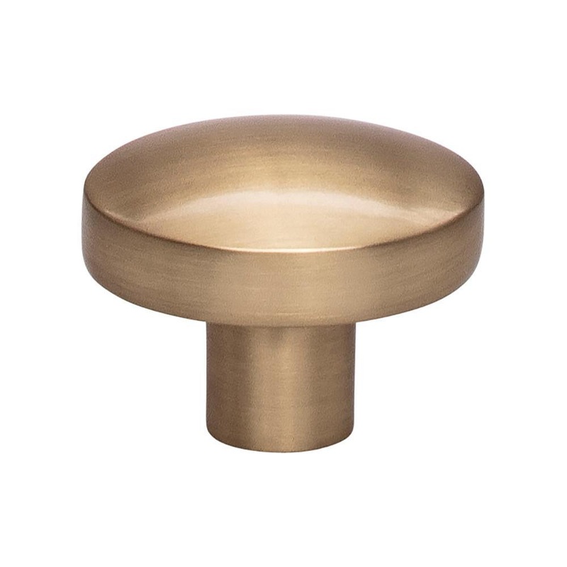 Top Knobs TK910HB Hillmont Knob 1 3/8 Inch – Honey Bronze from the Lynwood collection