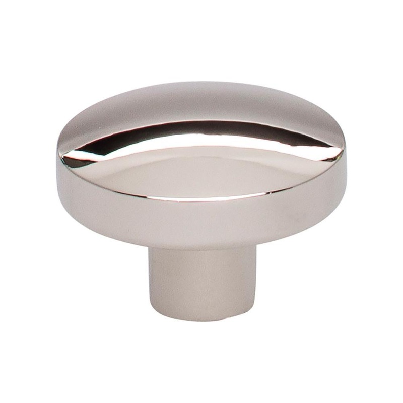 Top Knobs TK910PN Hillmont Knob 1 3/8 Inch – Polished Nickel from the Lynwood collection