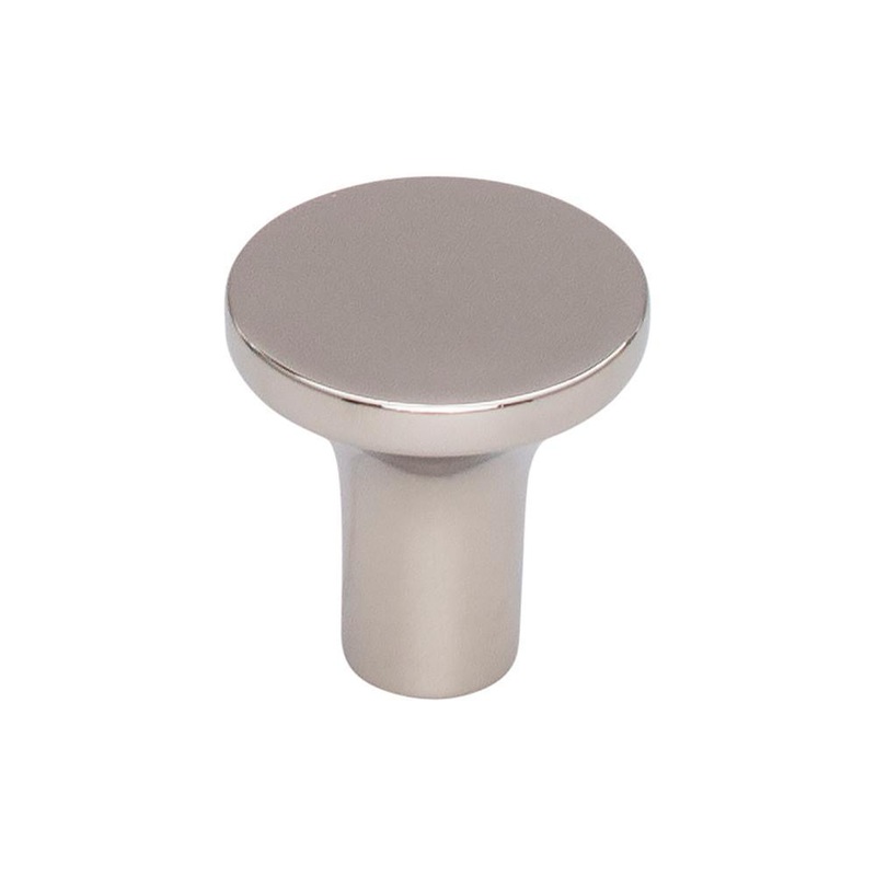 Top Knobs TK911PN Marion Knob 1 Inch – Polished Nickel from the Lynwood collection