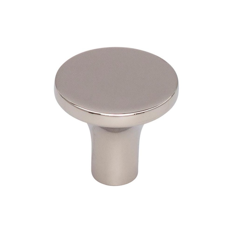 Top Knobs TK912PN Marion Knob 1 1/8 Inch – Polished Nickel from the Lynwood collection