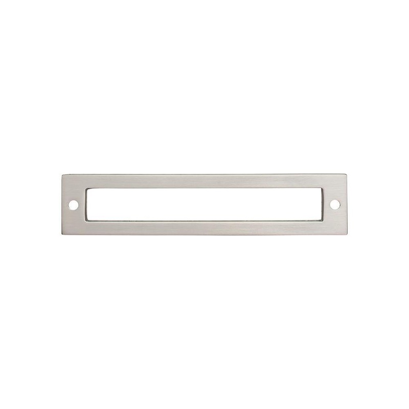 Top Knobs TK925BSN Hollin Backplate 5 1/16 Inch – Brushed Satin Nickel from the Lynwood collection