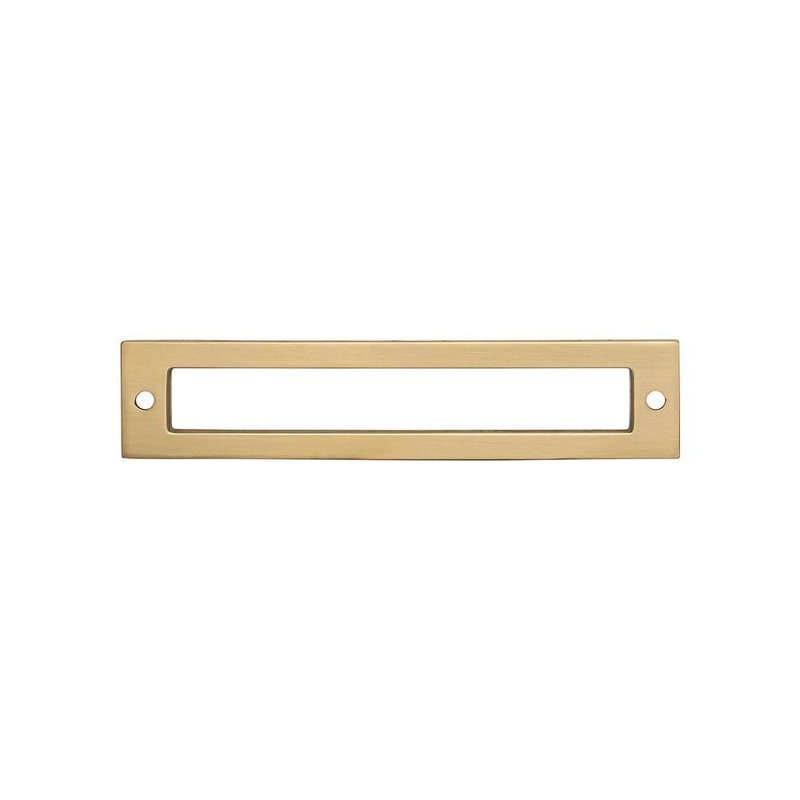 Top Knobs TK925HB Hollin Backplate 5 1/16 Inch – Honey Bronze from the Lynwood collection