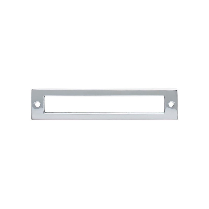 Top Knobs TK925PC Hollin Backplate 5 1/16 Inch – Polished Chrome from the Lynwood collection