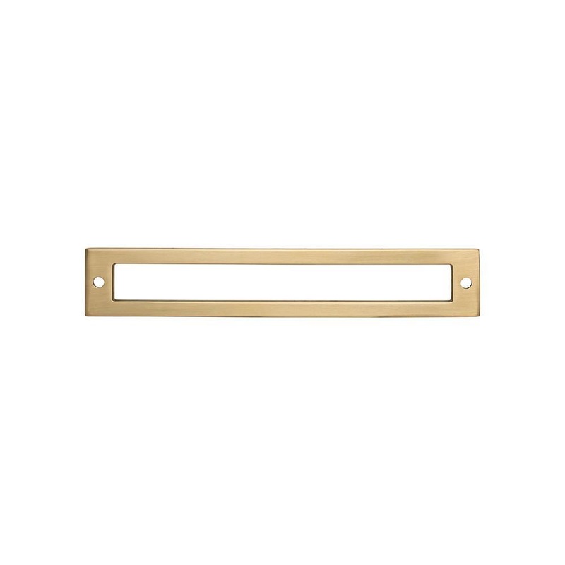 Top Knobs TK926HB Hollin Backplate 6 5/16 Inch – Honey Bronze from the Lynwood collection