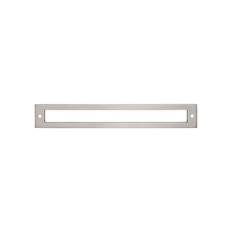 Top Knobs TK927BSN Hollin Backplate 7 9/16 Inch – Brushed Satin Nickel from the Lynwood collection