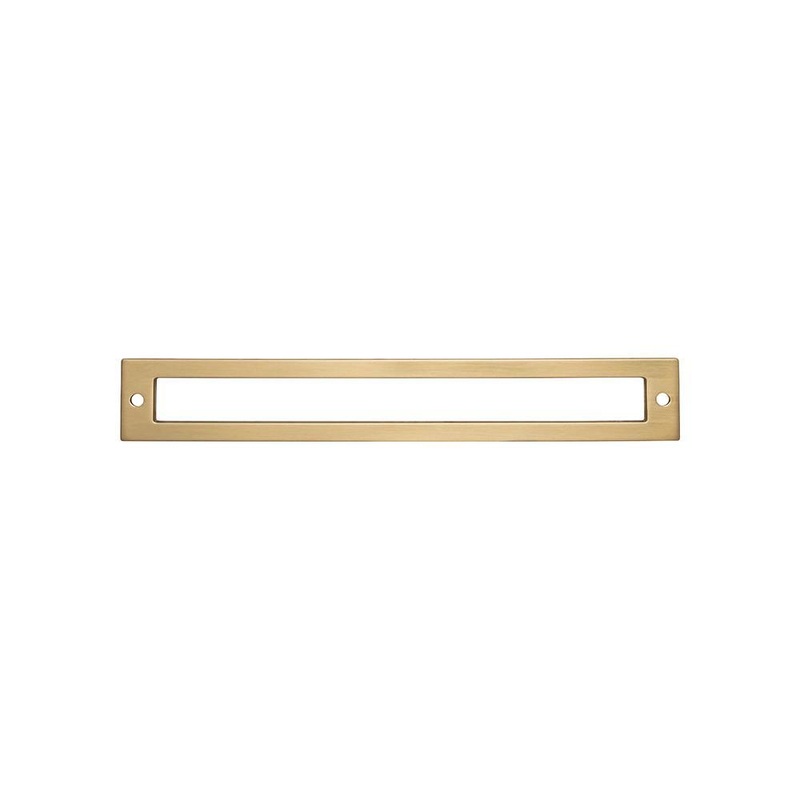 Top Knobs TK927HB Hollin Backplate 7 9/16 Inch – Honey Bronze from the Lynwood collection