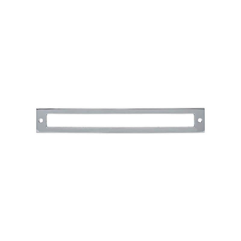 Top Knobs TK927PC Hollin Backplate 7 9/16 Inch – Polished Chrome from the Lynwood collection
