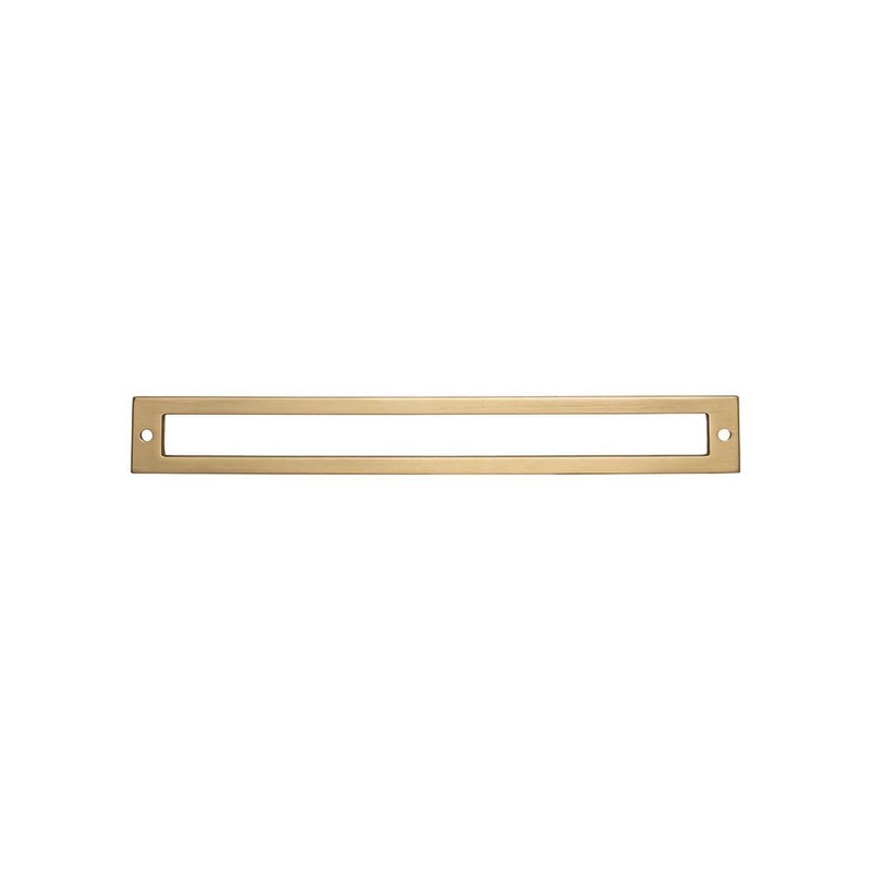 Top Knobs TK928HB Hollin Backplate 8 13/16 Inch – Honey Bronze from the Lynwood collection