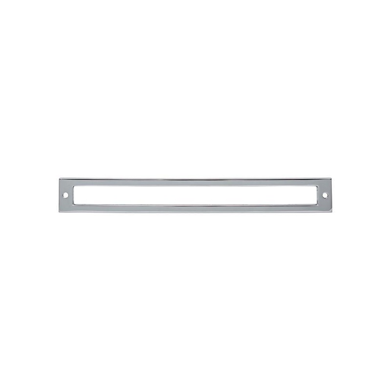 Top Knobs TK928PC Hollin Backplate 8 13/16 Inch – Polished Chrome from the Lynwood collection