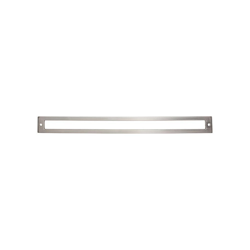 Top Knobs TK929BSN Hollin Backplate 12 Inch – Brushed Satin Nickel from the Lynwood collection