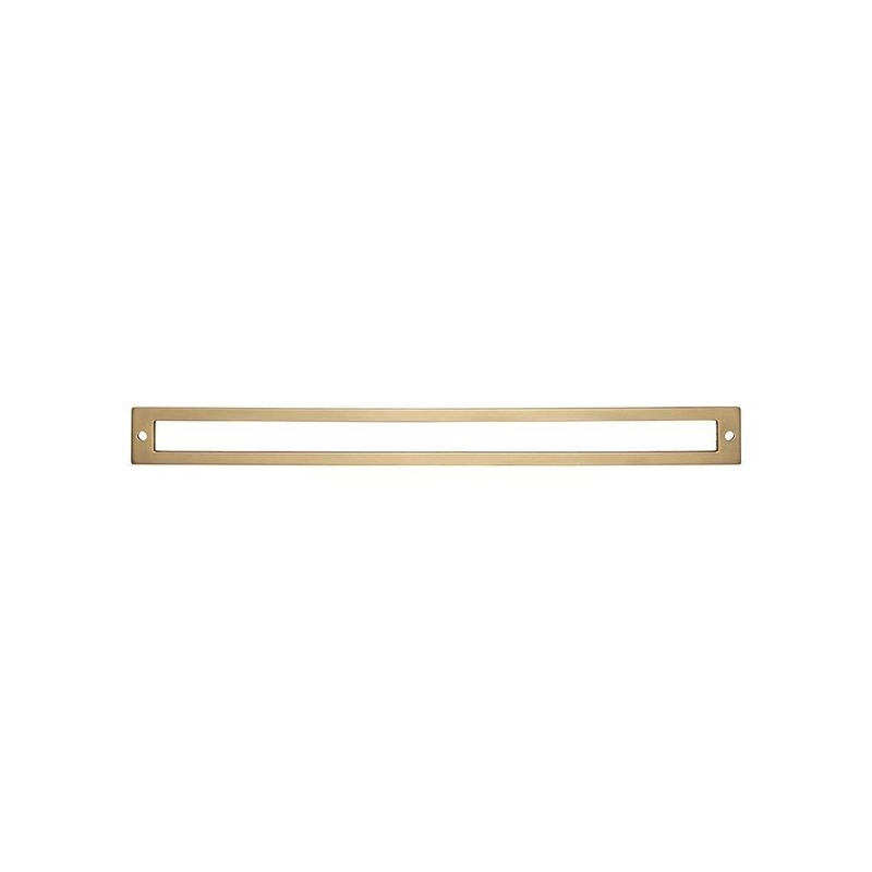 Top Knobs TK929HB Hollin Backplate 12 Inch – Honey Bronze from the Lynwood collection