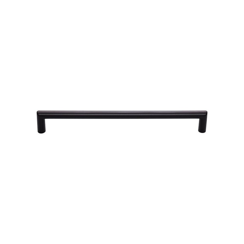 Top Knobs TK945BLK Kinney Pull 8 13/16 Inch – Flat Black from the Lynwood collection