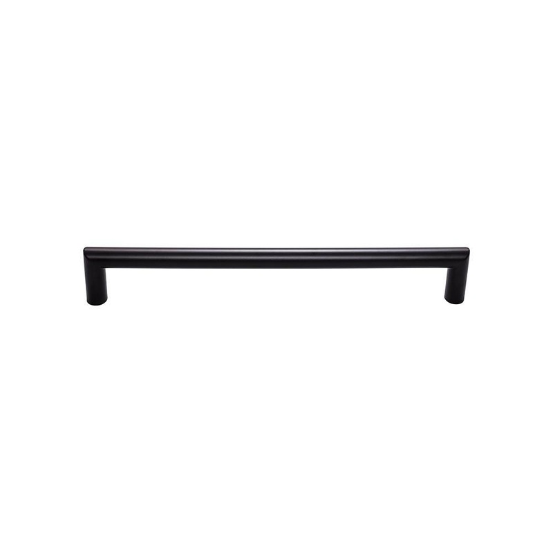 Top Knobs TK947BLK Kinney Appliance Pull 12 Inch – Flat Black from the Lynwood collection