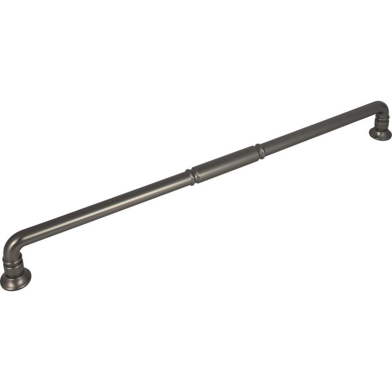 Top Knobs TK1009AG Kent Appliance Pull 18 Inch – Ash Gray from the Grace collection