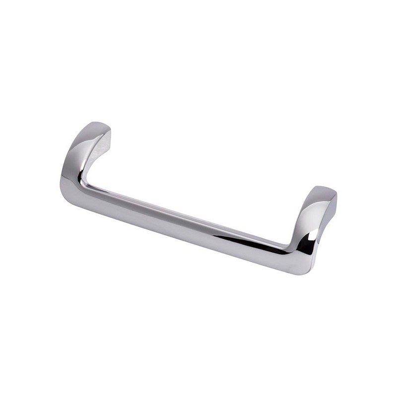 Top Knobs TK951PC Kentfield Pull 5 1/16 Inch – Polished Chrome from the Lynwood collection