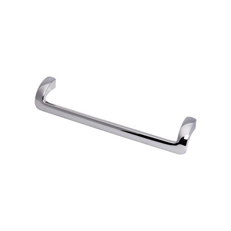 Top Knobs TK953PC Kentfield Pull 7 9/16 Inch – Polished Chrome from the Lynwood collection