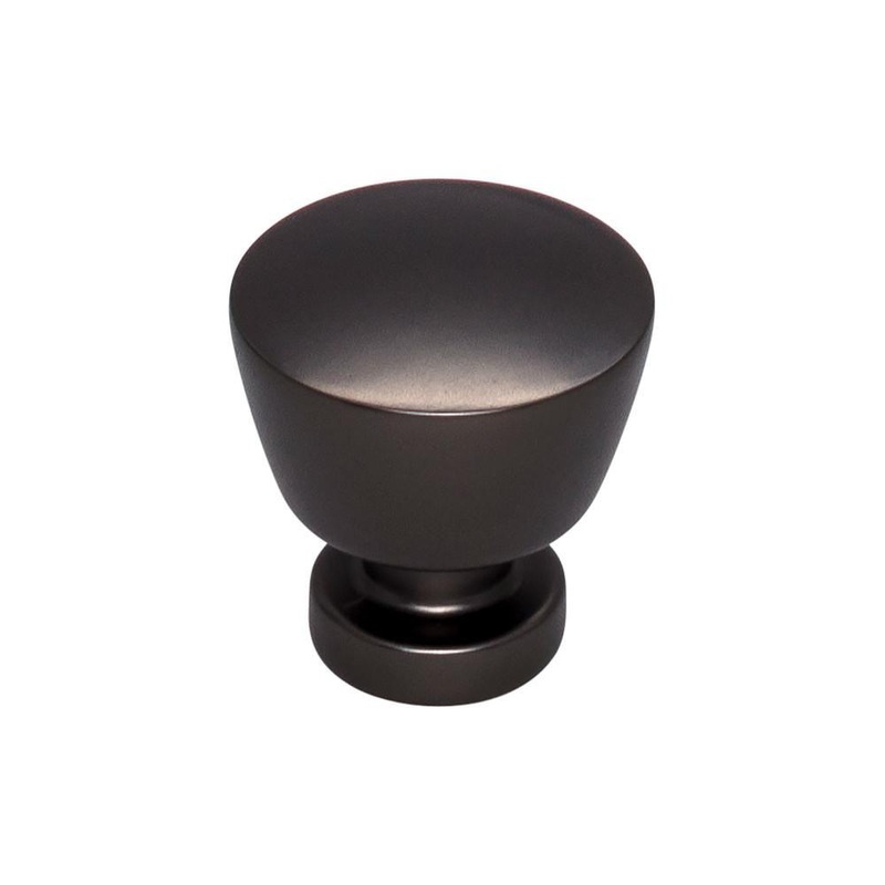 Top Knobs TK960AG Allendale Knob 1 1/8 Inch – Ash Gray from the Lynwood collection