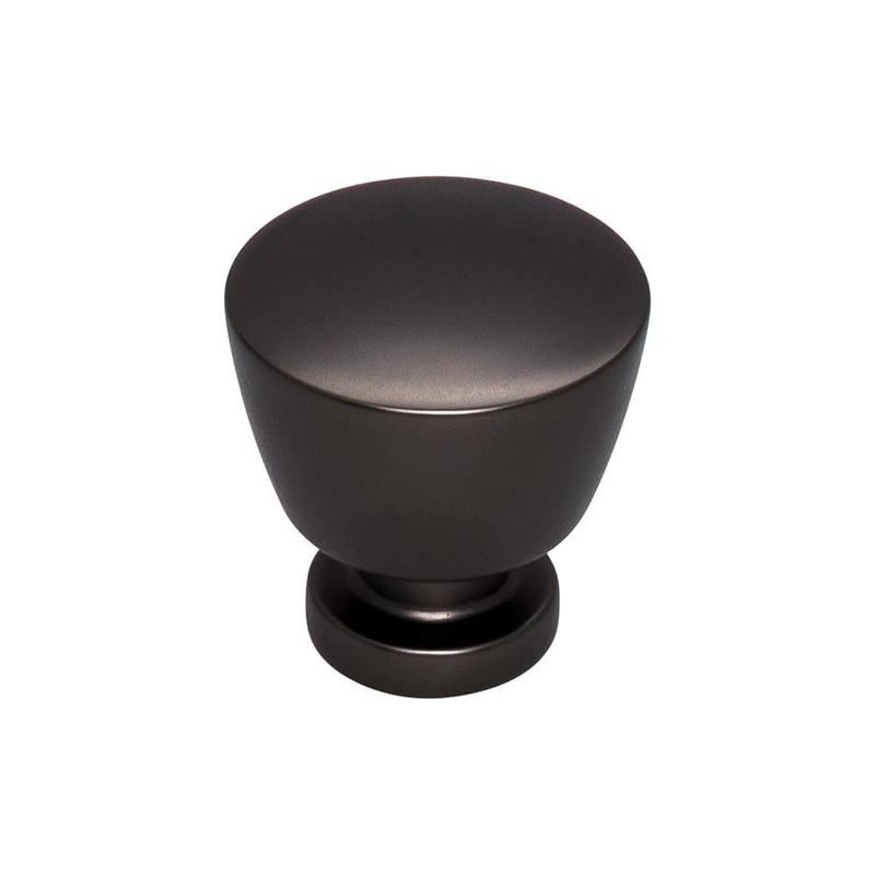 Top Knobs TK961AG Allendale Knob 1 1/4 Inch – Ash Gray from the Lynwood collection