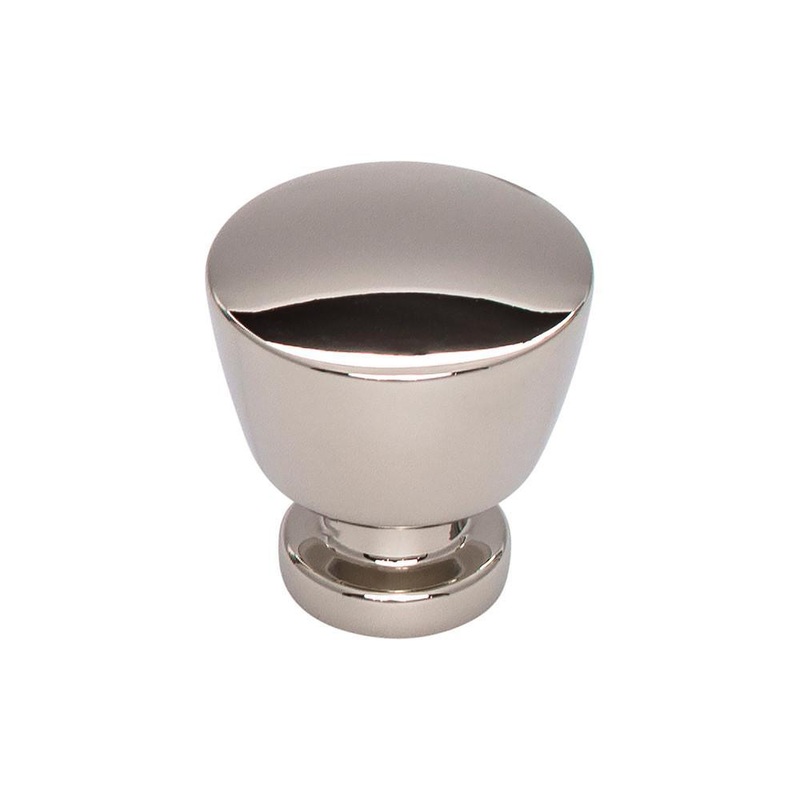Top Knobs TK961PN Allendale Knob 1 1/4 Inch – Polished Nickel from the Lynwood collection
