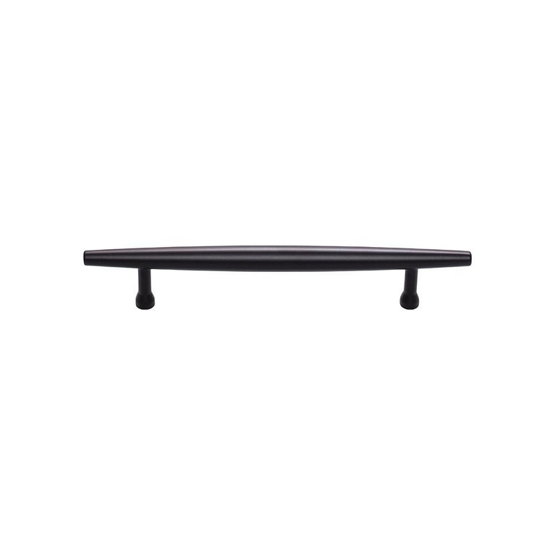 Top Knobs TK964BLK Allendale Pull 5 1/16 Inch – Flat Black from the Lynwood collection