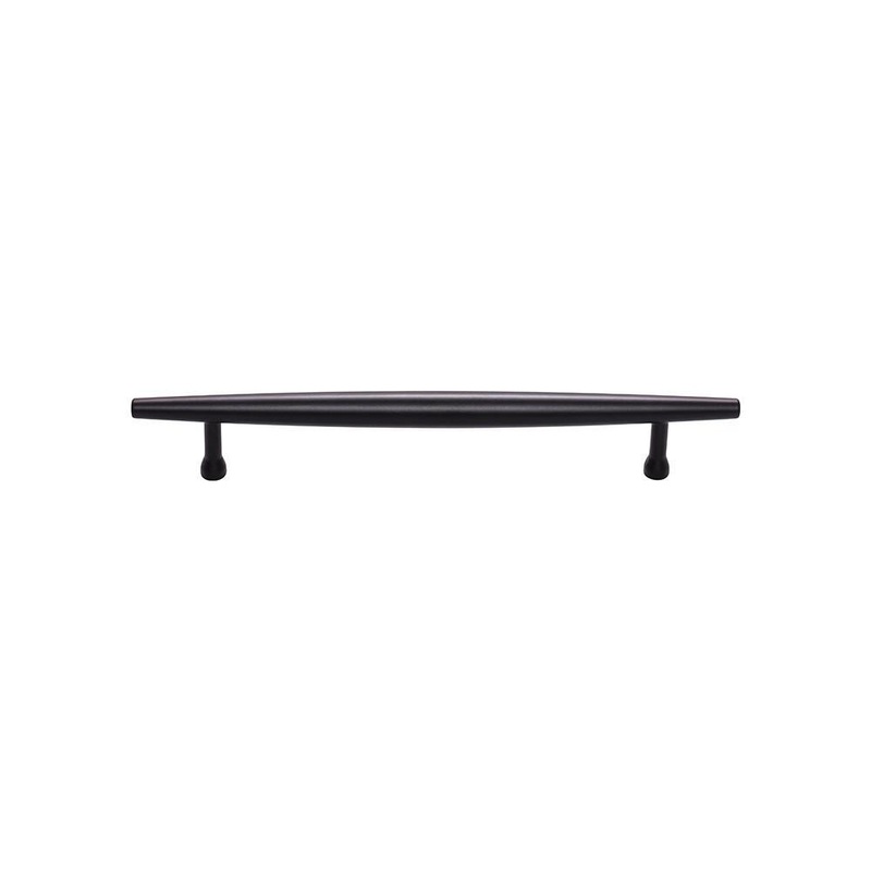 Top Knobs TK965BLK Allendale Pull 6 5/16 Inch – Flat Black from the Lynwood collection