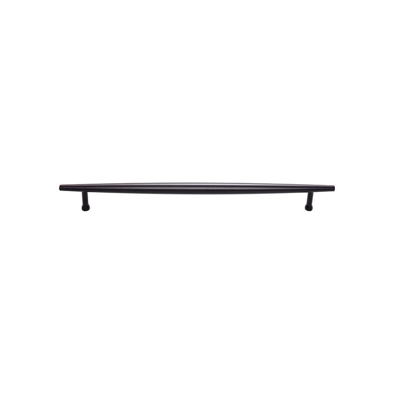 Top Knobs TK967BLK Allendale Pull 12 Inch – Flat Black from the Lynwood collection