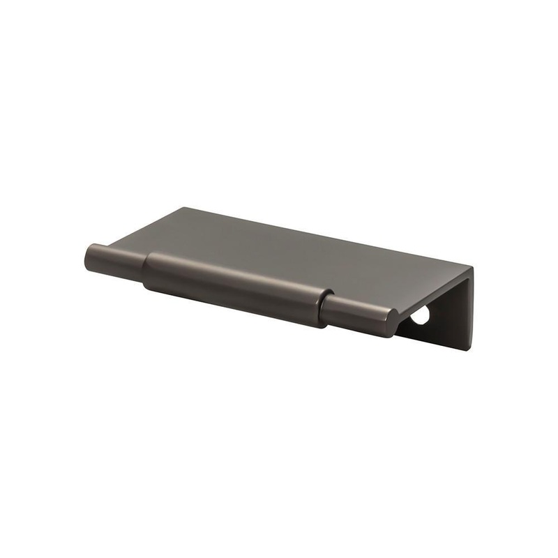 Top Knobs TK970AG Crestview Tab Pull 3 Inch – Ash Gray from the Lynwood collection