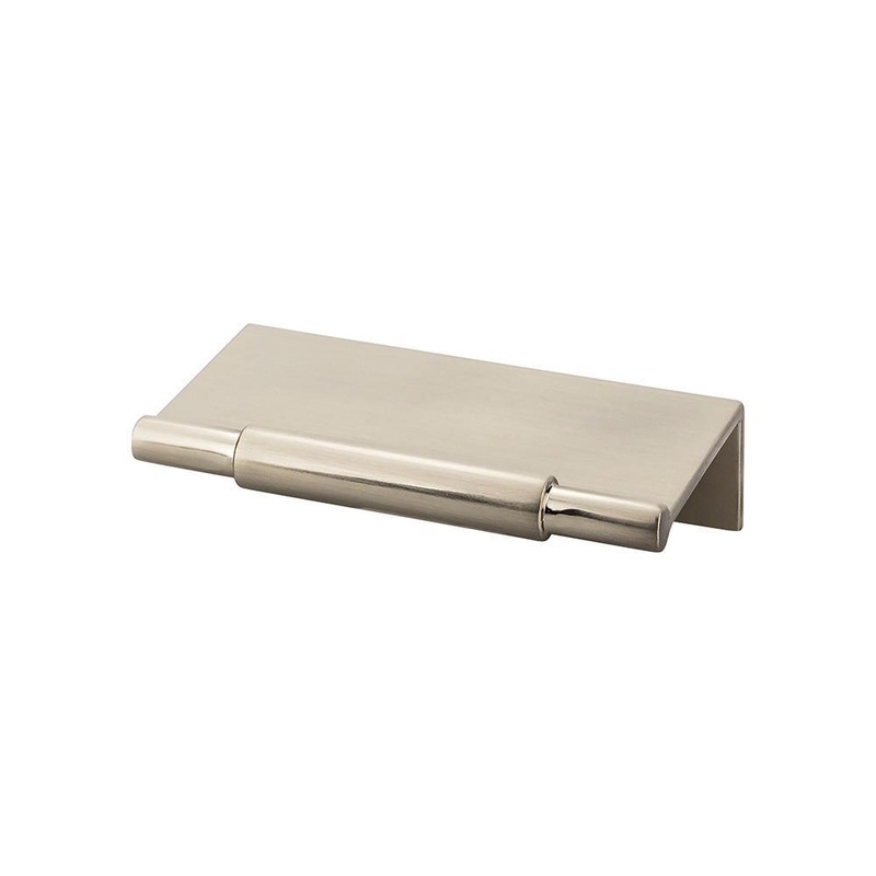 Top Knobs TK970BSN Crestview Tab Pull 3 Inch – Brushed Satin Nickel from the Lynwood collection