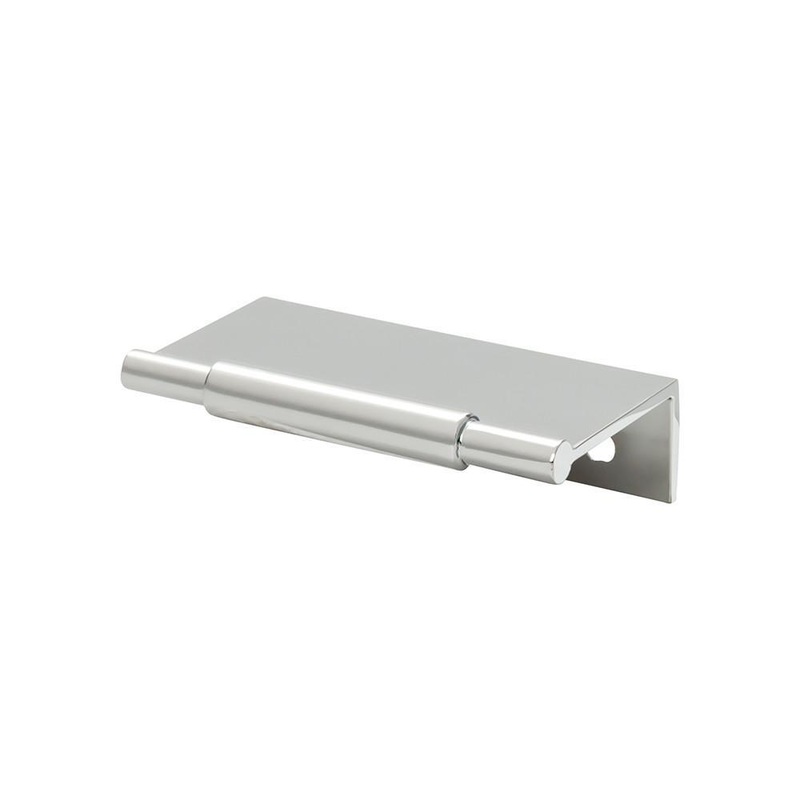 Top Knobs TK970PC Crestview Tab Pull 3 Inch – Polished Chrome from the Lynwood collection