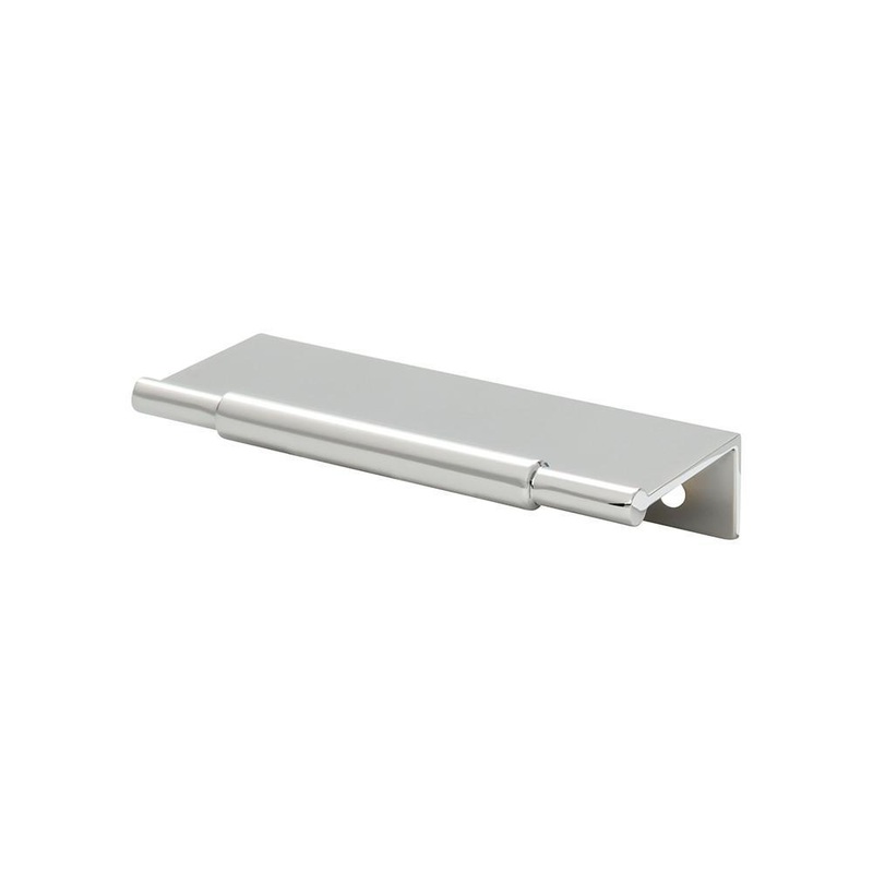 Top Knobs TK971PC Crestview Tab Pull 4 Inch – Polished Chrome from the Lynwood collection