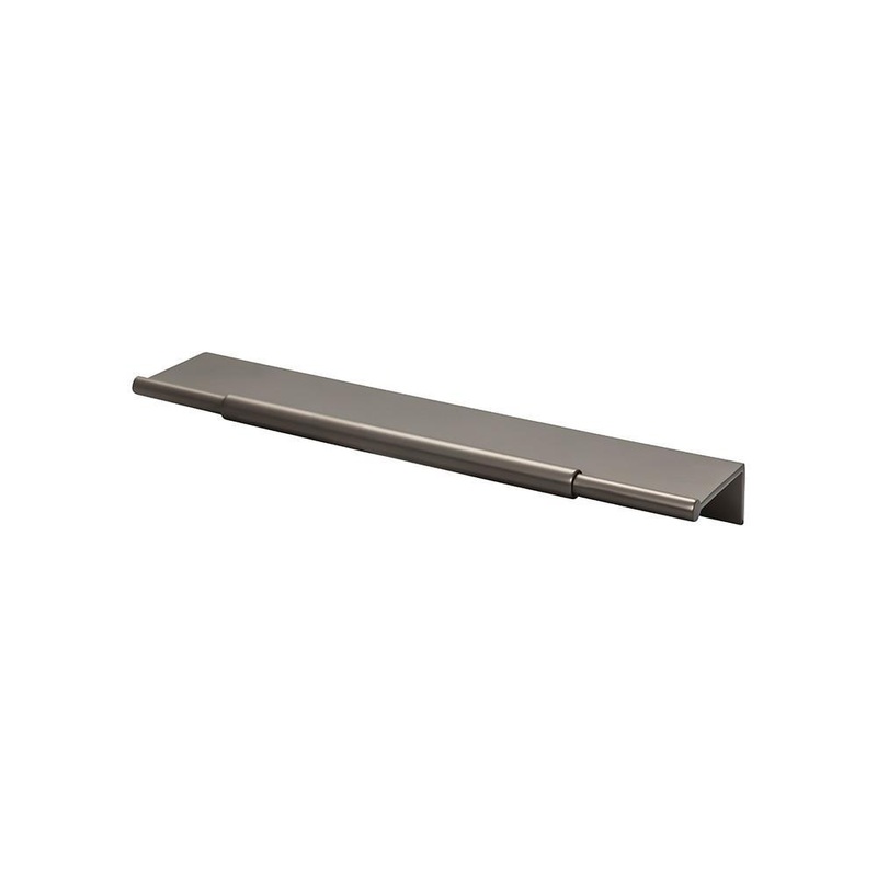 Top Knobs TK973AG Crestview Tab Pull 8 Inch – Ash Gray from the Lynwood collection